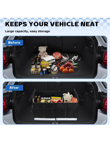 Organizador de Maletero AOPHY 72L Impermeable Plegable Auto