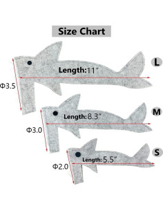 Disfraz de Tiburón para Lagarto HAICHEN TEC - Tamaño L 2