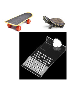 Set Plataforma de Sol y Patineta para Tortugas PurrrfectionPet