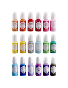 Kit de 18 Tintes Líquidos Opacos para Resina UV Miraclekoo