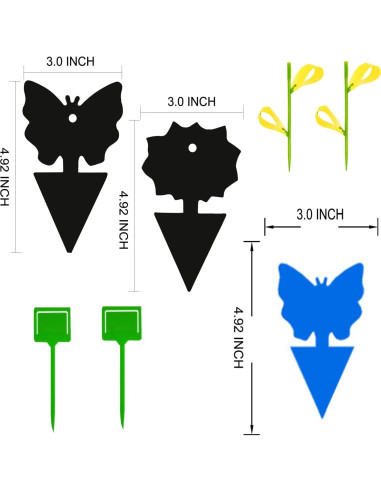 Trampas Adhesivas para Moscas de Fruta Springco - 115 Piezas