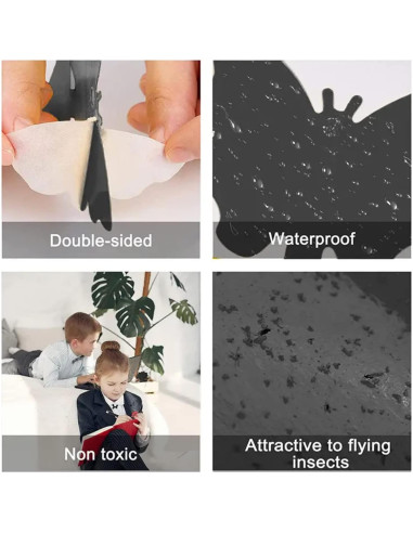 Trampas Adhesivas para Moscas de Fruta Springco - 115 Piezas