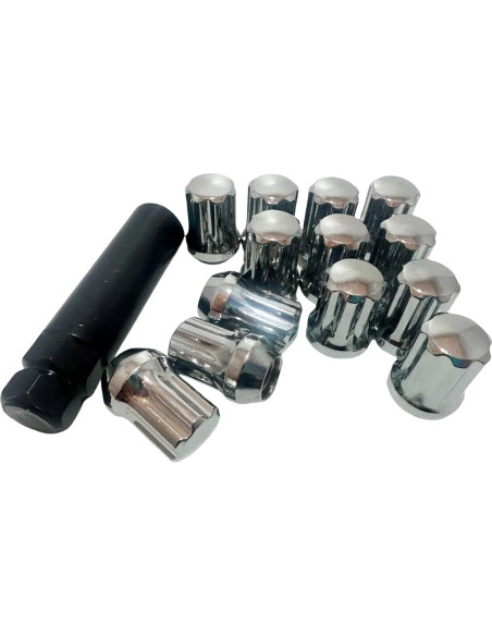 Juego de 32 Tuercas M14x1.5 con Llave de Socket 7 Splines