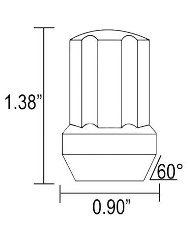 Juego de 32 Tuercas M14x1.5 con Llave de Socket 7 Splines