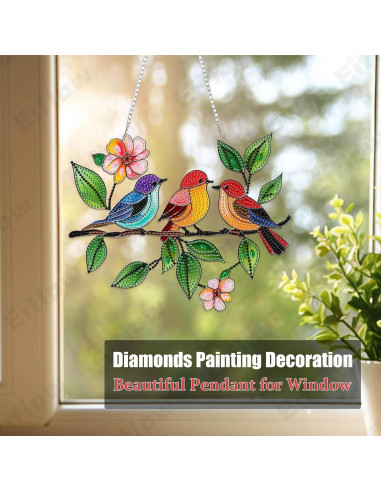 Kit de Adorno de Pintura de Diamantes Eiflow 24.4x19.6 cm