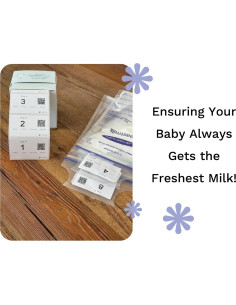 Etiquetas Inteligentes Cubtale para Bolsas de Leche Materna - 500 Unidades 2