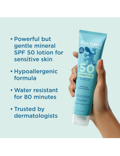 Protector Solar Mineral Blue Lizard Sensitive SPF 50 148 ml 2