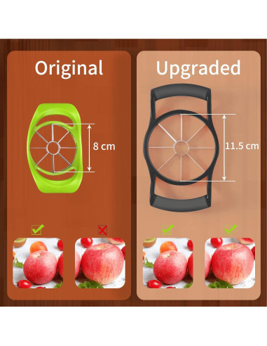Cortador y Descorazonador de Manzanas Newness 8 Rebanadas