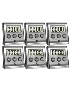 Temporizador Digital de Cocina eTradewinds eT-23 Acero Inoxidable