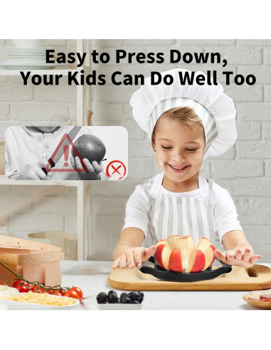 Cortador y Descorazonador de Manzanas Newness 8 Rebanadas