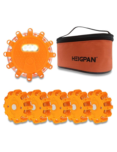 Kit de luces de advertencia LED HEIGPAN GP906, 6 unidades