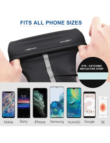 Billetera de Muñeca Easyports 2 Bolsillos para Teléfono y Más