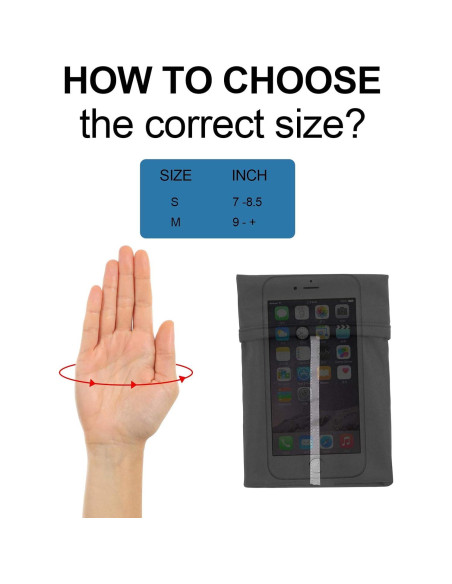 Billetera de Muñeca Easyports 2 Bolsillos para Teléfono y Más Billetera de Muñeca Easyports 2 Bolsillos para Teléfono y Más