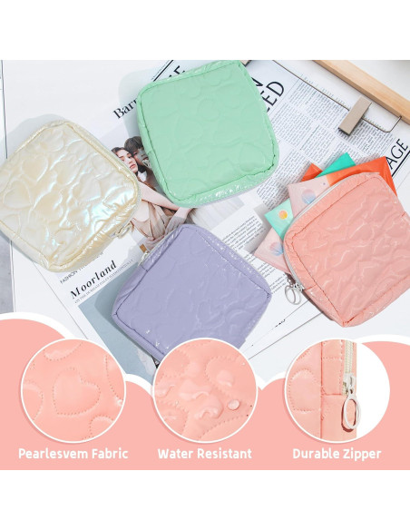 Bolsas de Almacenamiento Menstrual Bisanzoya 4 Piezas PU