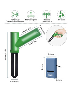 Kit Medidor Humedad Suelo Ecowitt GW1106 con Wi-Fi 2