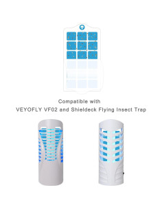 24 Recargas Adhesivas Trampa Insectos Shootingstar 99g 2