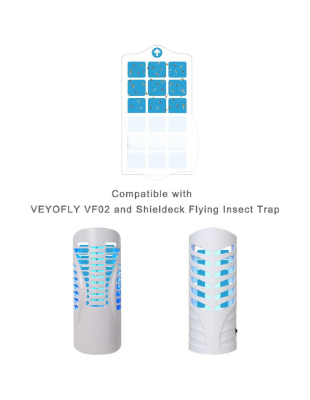 24 Recargas Adhesivas Trampa Insectos Shootingstar 99g