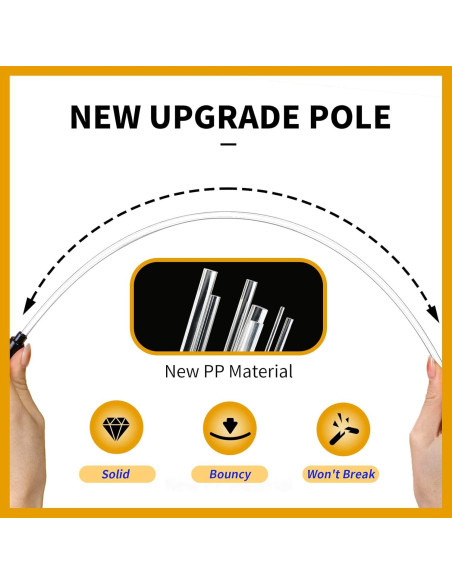 Varita Interactiva para Gatos FYNIGO Arcoíris 140 cm 2 Piezas