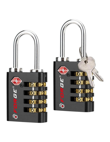 Cerradura TSA Forja TS-431 Doble Apertura 2 Pk Negra