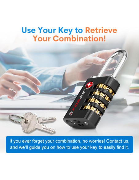 Cerradura TSA Forja TS-431 Doble Apertura 2 Pk Negra