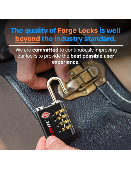 Cerradura TSA Forja TS-431 Doble Apertura 2 Pk Negra