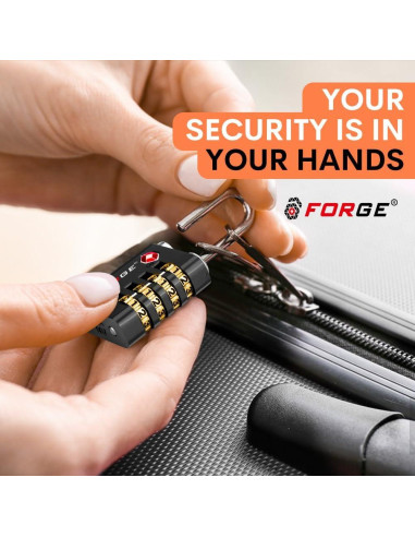 Cerradura TSA Forja TS-431 Doble Apertura 2 Pk Negra