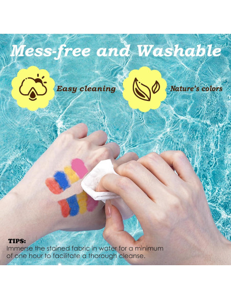 Marcadores de Puntos Woswel - Paquete de 50 Colores Lavables Marcadores de Puntos Woswel - Paquete de 50 Colores Lavables