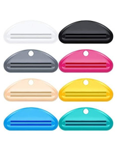 Exprimidor de Tubos de Pasta de Dientes CHENGU - 8 Piezas Multicolor