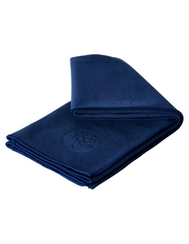 Toalla de Yoga Manduka eQua - Microfibra Secado Rápido 41cm Azul