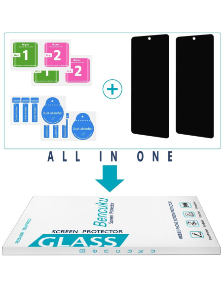 Protector de Pantalla Privado Bencuku para Moto G Stylus 5G 2024