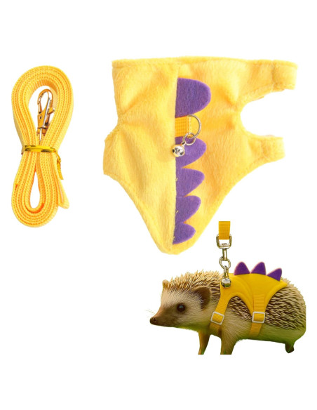 Correa y Arnés Ajustable para Erizo Homedy Amarillo Correa y Arnés Ajustable para Erizo Homedy Amarillo
