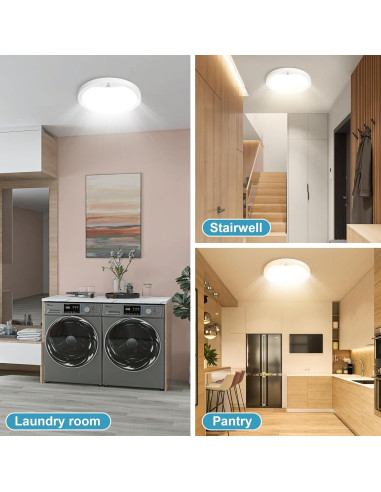 Luz de Techo LED 20W con Sensor de Movimiento 3CCT Ajustable