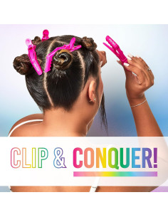 Pinzas para Cabello Punky Colour - 4 Piezas, Antideslizantes 2