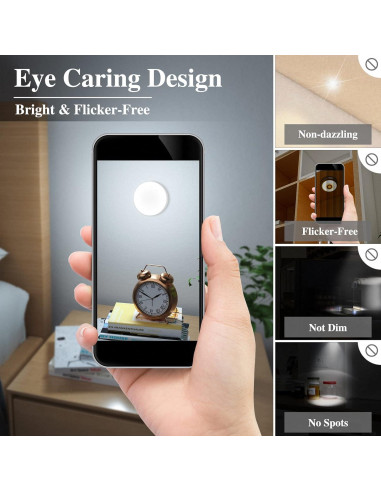 Luz LED de Sensor de Movimiento ChiChi 2Pack Cálido 3000K