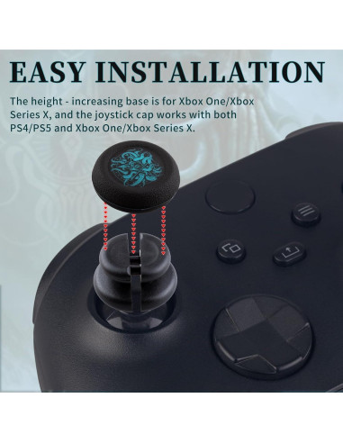 Controles de Pulgar SoAegis para Xbox One/Series X - 4 PCS