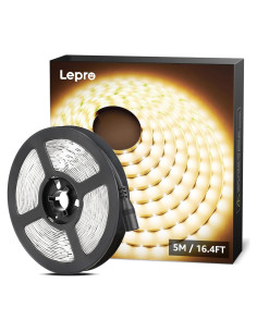 Tira LED 5m Lepro 12V Blanco Cálido 3000K SMD 2835