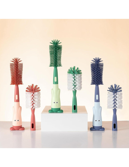 Cepillo de Limpieza para Botellas y Tazas Chemimoso Azul