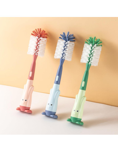 Cepillo de Limpieza para Botellas y Tazas Chemimoso Azul