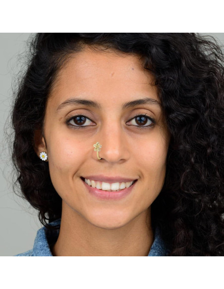 CrazyPiercing Anillo Falso de Nariz Clip 9 Piezas Joyería Mujer CrazyPiercing Anillo Falso de Nariz Clip 9 Piezas Joyería Mujer