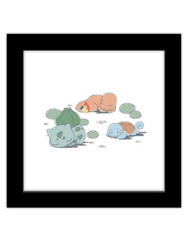 Arte de Pared Gallery Pops Pokémon - Bulbasaur, Charmander, Squirtle 30.48 cm