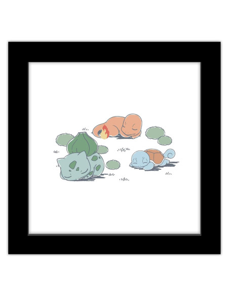 Arte de Pared Gallery Pops Pokémon - Bulbasaur, Charmander, Squirtle 30.48 cm