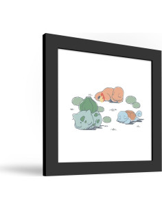 Arte de Pared Gallery Pops Pokémon - Bulbasaur, Charmander, Squirtle 30.48 cm 2