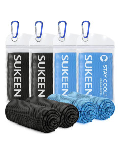 Toallas Enfriadoras Sukeen 4 Unidades 101.6x30.5cm para Deporte