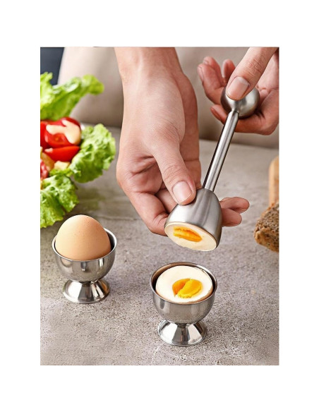 Juego de 5 Abridores de Huevos ZORIC - Acero Inoxidable