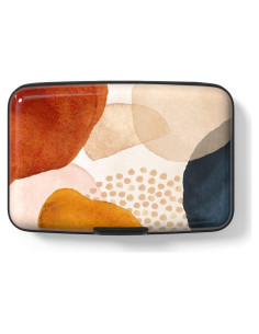 Portatarjetas de Crédito RFID Hsxnam Mármol Abstracto 10.9x7.6cm