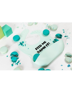 Babero de Silicona Daisy Frills para Bebé Ajustable y Duradero 2