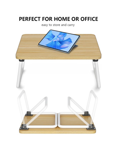 Bandeja Plegable para Computadora Portátil Promitop Beige