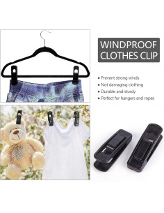 Clips de Plástico para Perchas ICSTM - Paquete de 20 Unidades 2