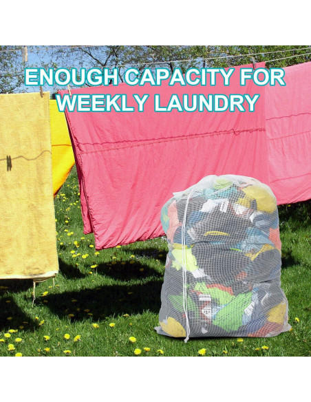 Bolsas de Lavandería Malla Resistente Dalykate 61x91cm 3Pcs Bolsas de Lavandería Malla Resistente Dalykate 61x91cm 3Pcs