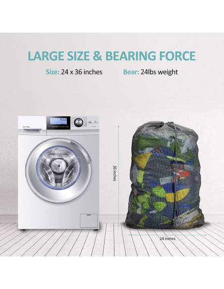 Bolsas de Lavandería Malla Resistente Dalykate 61x91cm 3Pcs Bolsas de Lavandería Malla Resistente Dalykate 61x91cm 3Pcs